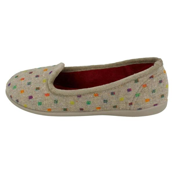 Padders Ladies Padders Slip On Textile Slippers - Albertine