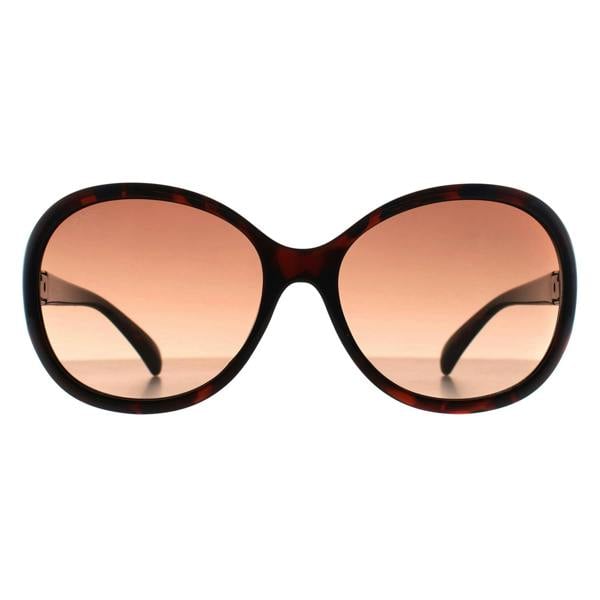 Seksy Sunglasses N2805 B Transparent Red Havana Brown Gradient