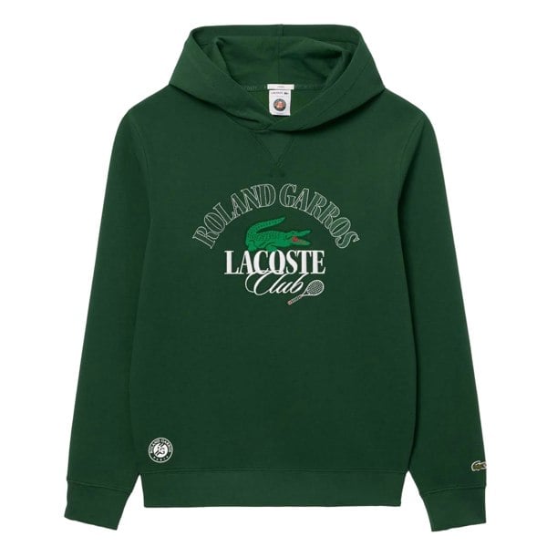 Lacoste Unisex Adult Roland Garros Edition Hoodie - Green