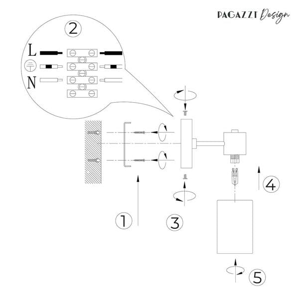 Pagazzi Lighting Maya 1-Light Antique Brass Wall Light