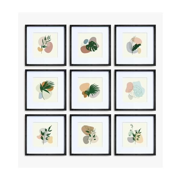 nielsen 9 Piece Gallery Wall Frame Set - Black