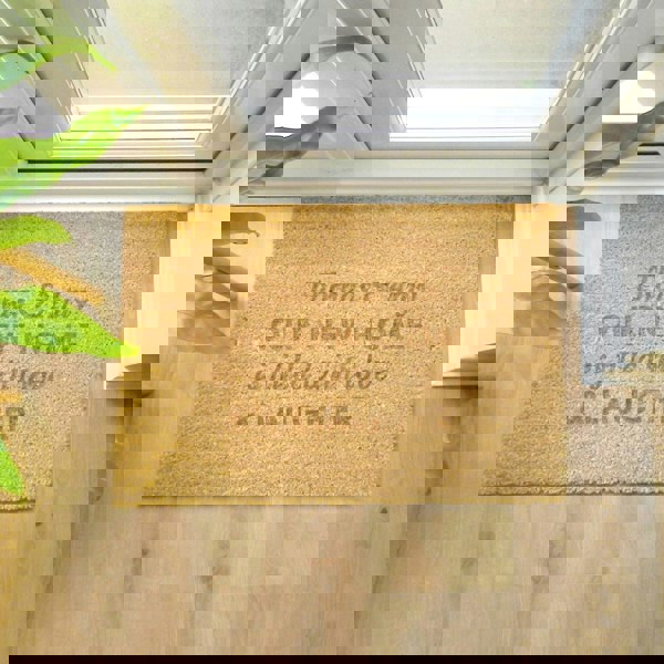 Personalised Memento Company Personalised Free Text Rectangle Indoor Doormat