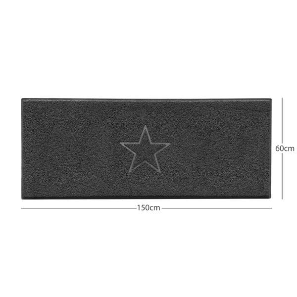 Nicoman "Star" Embossed Loofah Textured Spaghetti Doormat
