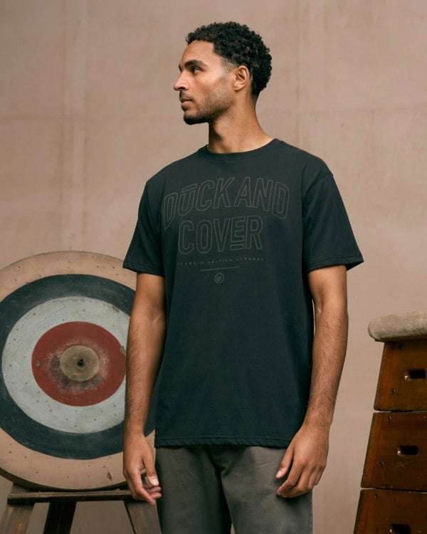 Duck and Cover Lemonport T-Shirt - Black