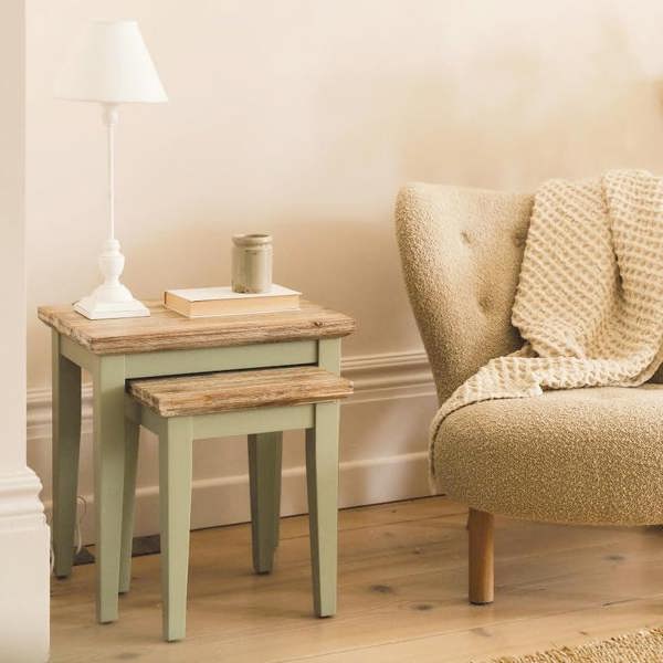 Statement Furniture Florence Nest of Tables 2 Side Lamp Tables
