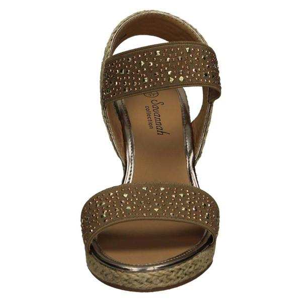 Savannah Ladies Savannah High Wedge Sandals F10908