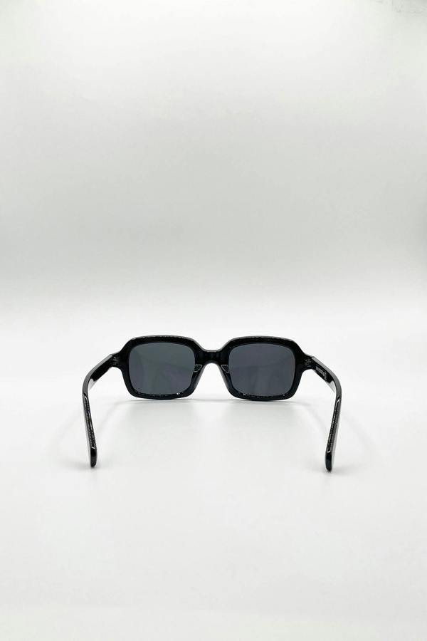 SVNX Bold Square Sunglasses In Black