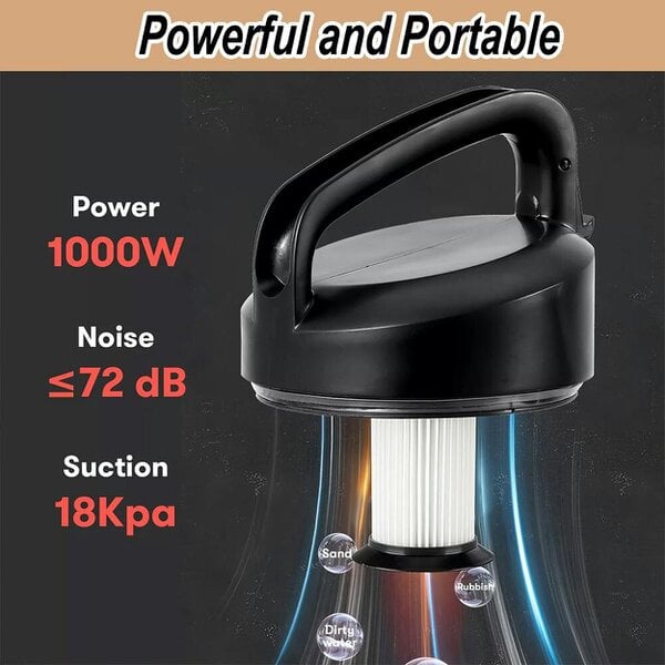 Havendro Bagless Cylinder Vacuum Cleaner 1000W Compact Lightweight Powerful Cyclonic Vac