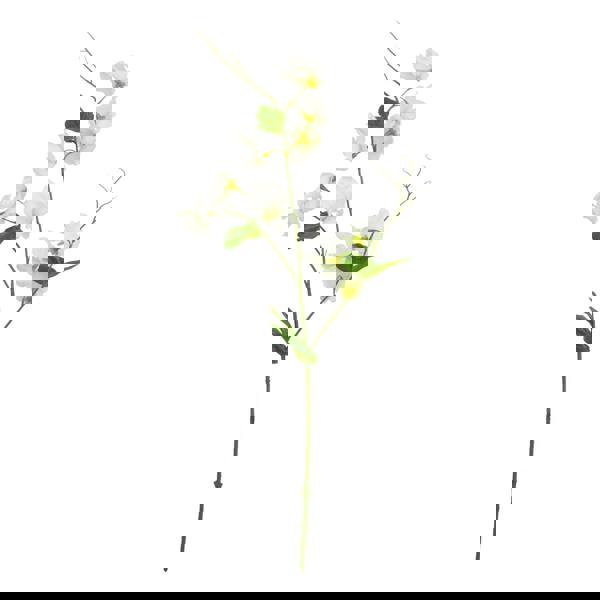 Hill Interiors The Natural Garden Collection Sweetpea Artificial Flower - White - 