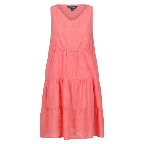 Regatta Womens/Ladies Zariah Tiered Casual Dress - Peach Bloom