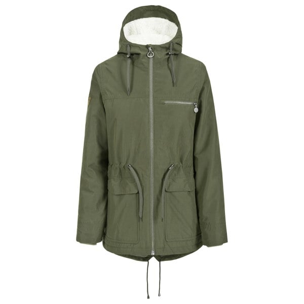 Trespass Womens Forever Wateproof Parka Jacket - Moss