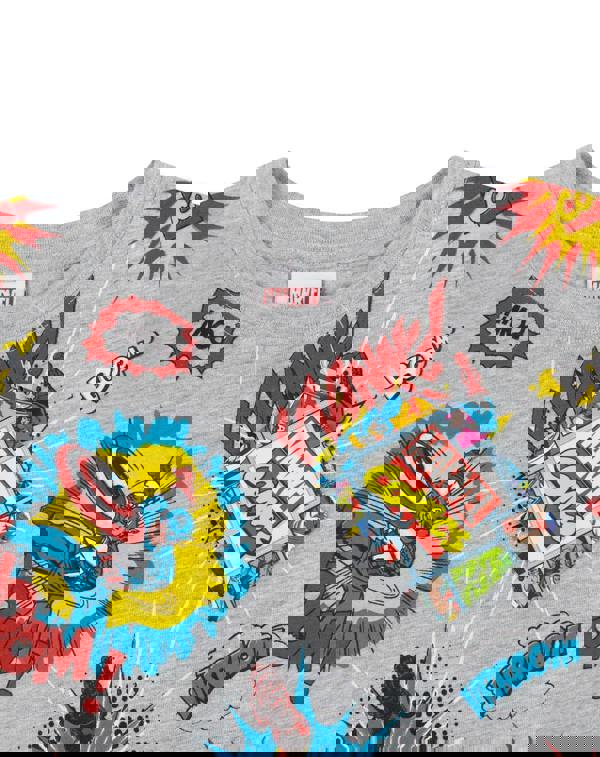 Marvel Boys Grey Short Sleeved T-Shirt