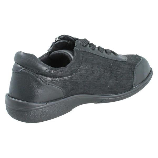 DB Shoes Ladies DB Shoes Wide Fit With Stretch Casual Lace Up/Zip Shoes Wayfaring