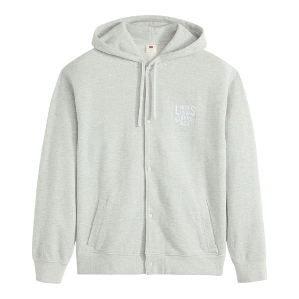 Levis Mens Alder Bomber Hoodie - Grey - 