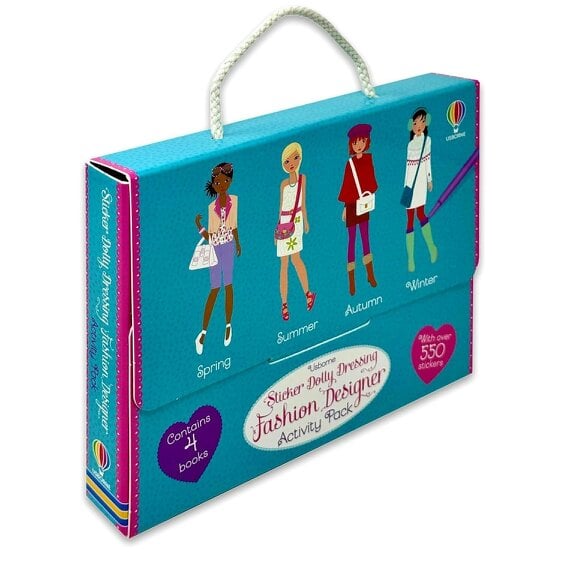 Usborne Sticker Dolly Dressing Fashion Designer Activity Pack