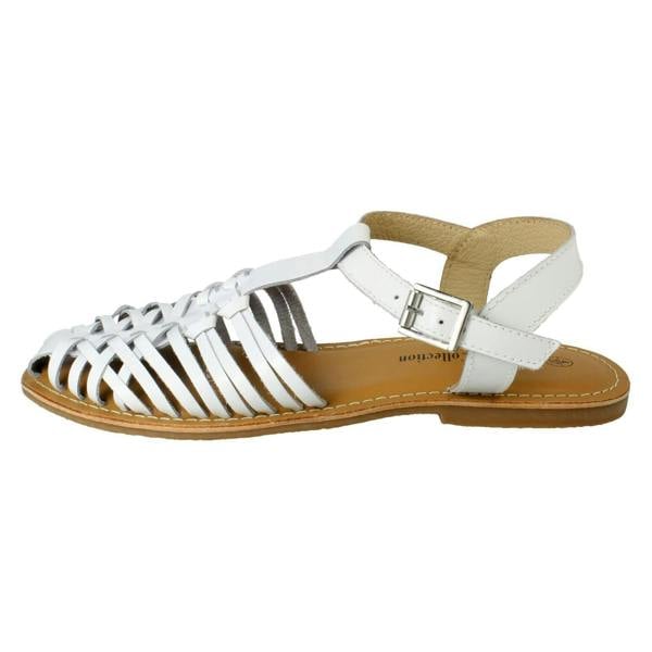 Leather Collection Ladies Leather Collection Summer Beach Holiday Sandals F00455