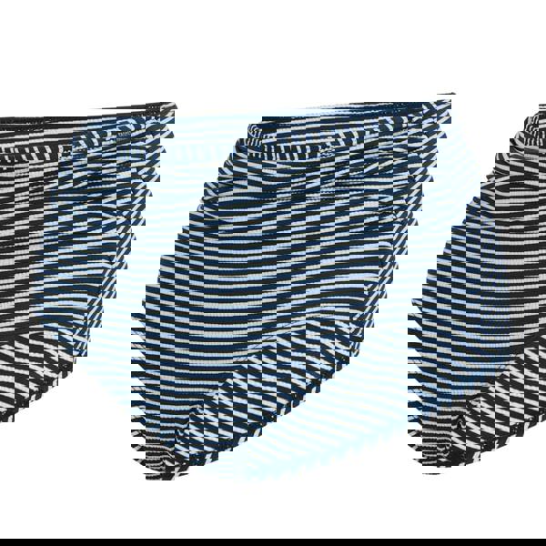 Regatta Womens/Ladies Loria Stripe Seersucker Bikini Bottoms - Navy/White - 