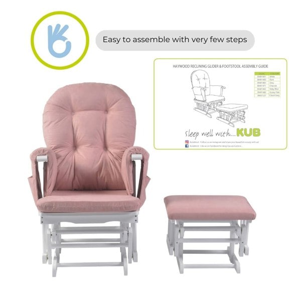 Haywood reclining pink instructions