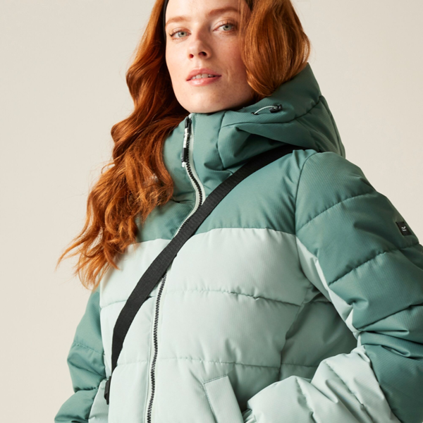 Regatta Womens Aldthorn Quilted Jacket - Green Haze/Spruce Green