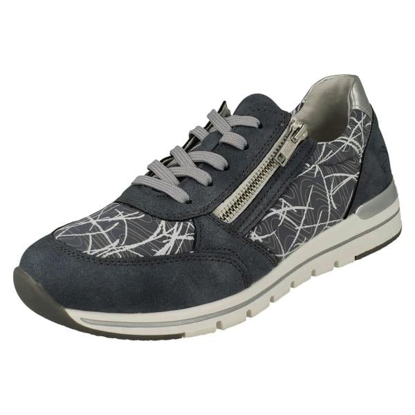 Rieker Ladies Remonte Stylish Heeled Trainers R6700