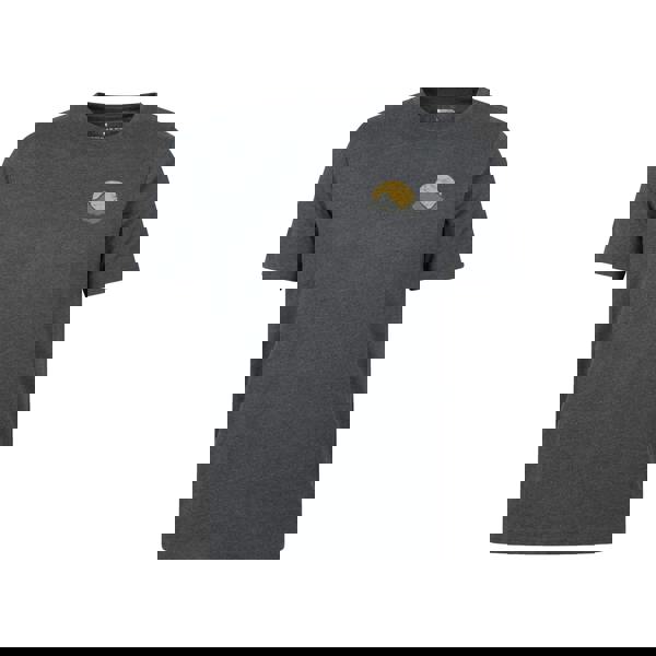 Mountain Warehouse Mens Crest Organic T-Shirt - Charcoal