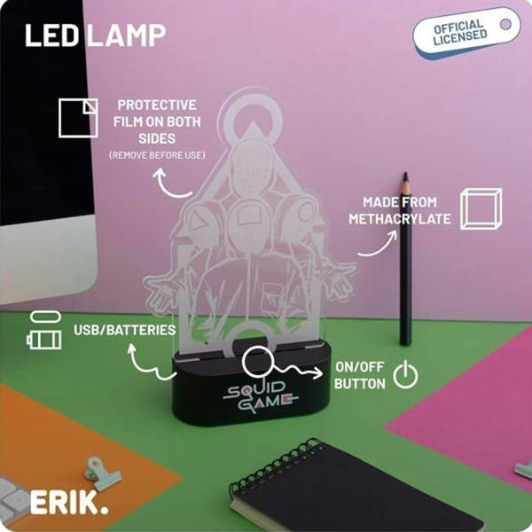 Grupo Eric Squid Game LED Desk Table Lamp