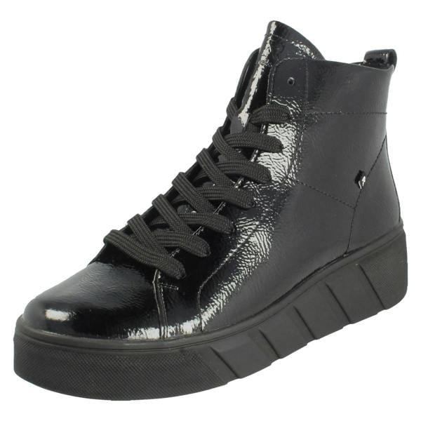 Rieker Ladies Rieker Revolution Lace and Zip Ankle Boots W0561