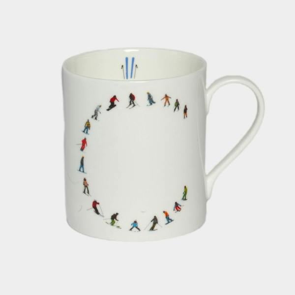 Powderhound Alphabet Ski Mug C