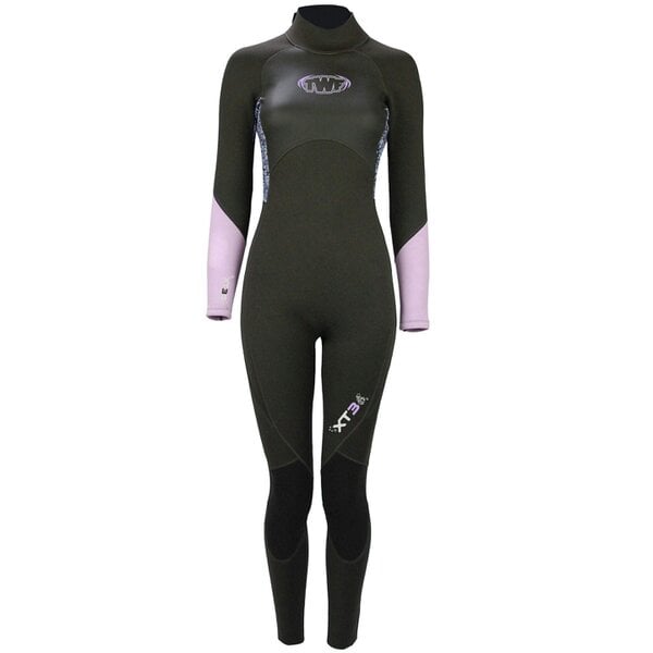 TWF Ladies XT3 - Back Zip 3mm Fullsuit Wetsuit - Lavender/Shell