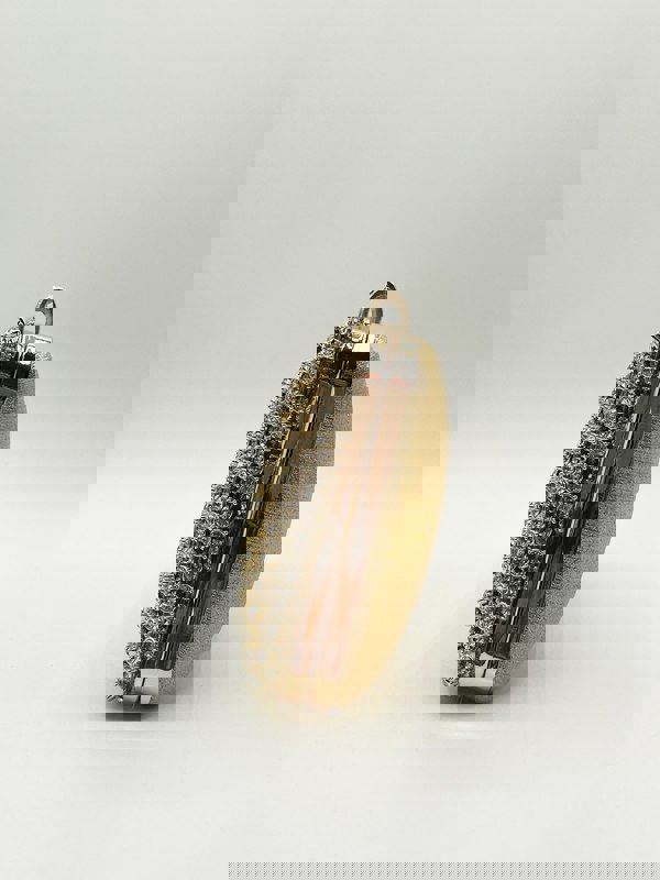 SVNX Gold Diamante Clutch Bag