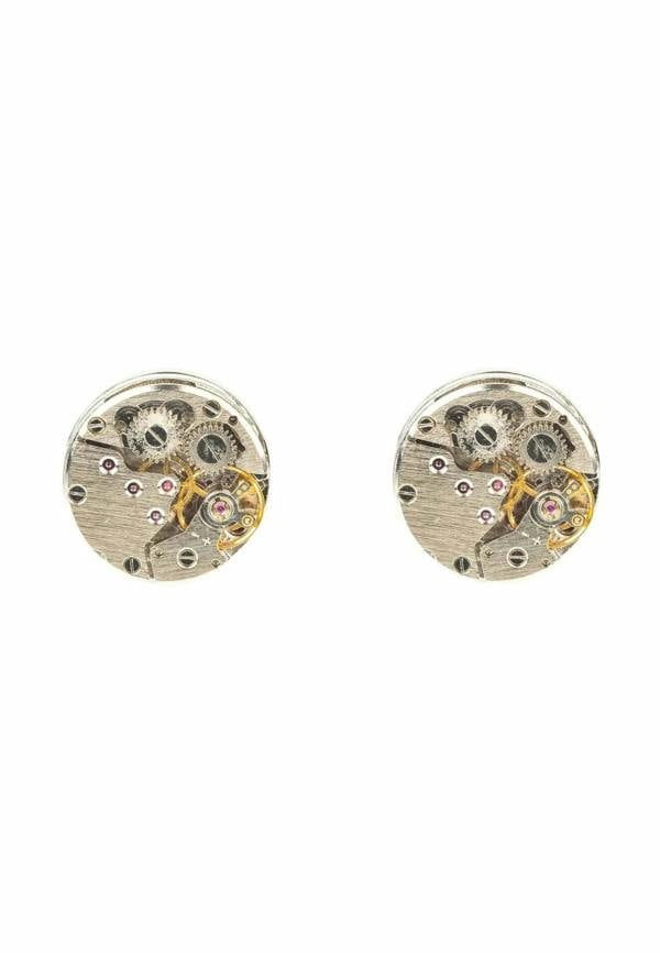 Watch Movement Cufflink Silver - LATELITA Cufflinks
