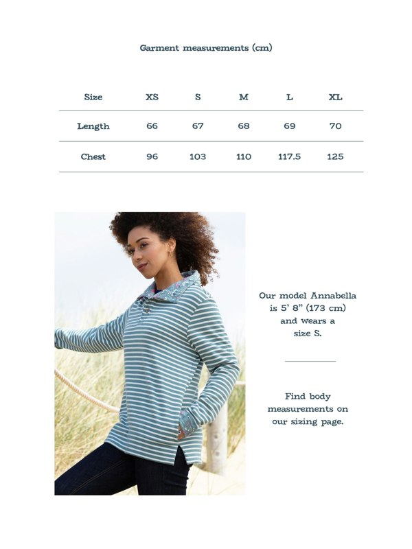 Kite Organic Weymouth Button Neck Sweatshirt