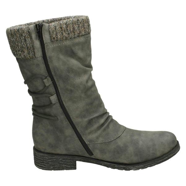 Remonte Ladies Remonte Calf High Lambswool Lined Casual Boots D8070