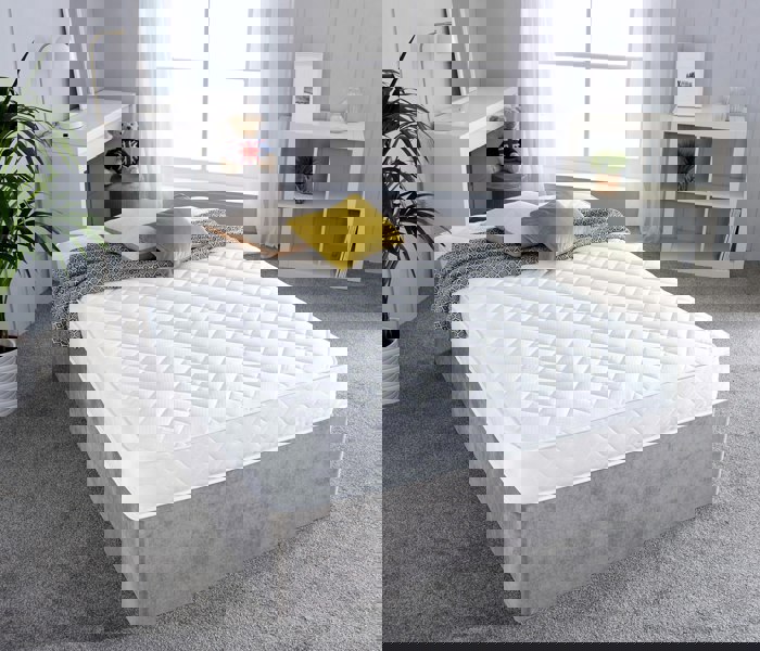 Starlight Beds Darcy Diamond Micro Quilted Spring Mattress - 7" Deep