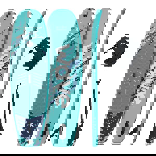 Wave The Surf 3.0 Kids SUP Inflatable Stand-Up Paddleboard 8.6ft - Surf Package