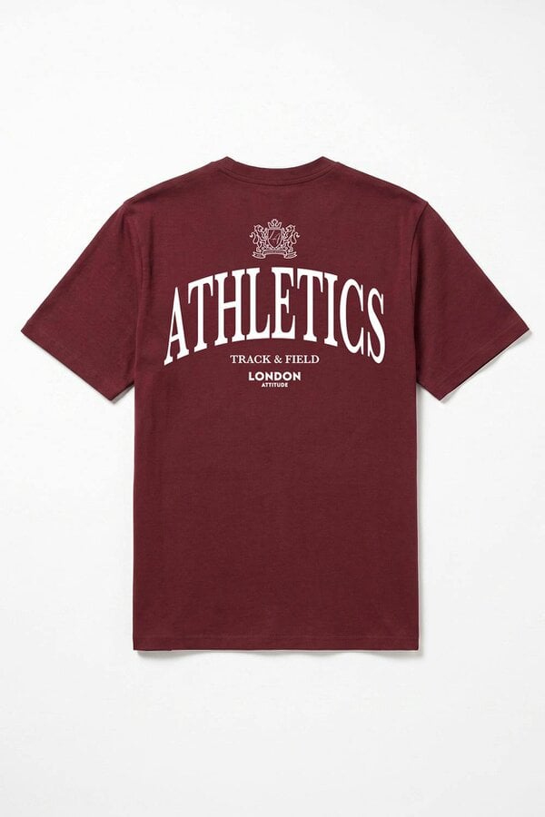 London Attitude Athletics Premium Graphic T-Shirt in White Print