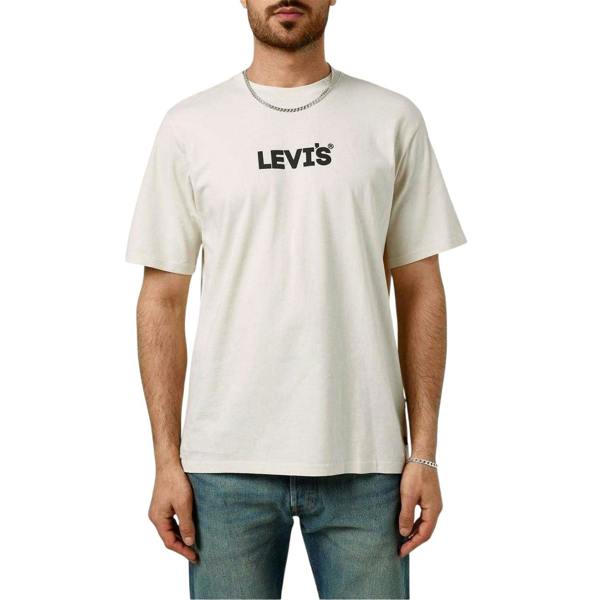 Levis Mens Logo Cotton T-Shirt - Sand - 