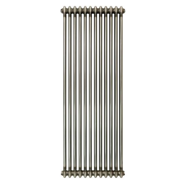 Monstershop Traditional 2 Column Radiator - 1500 x 560mm - Raw Metal