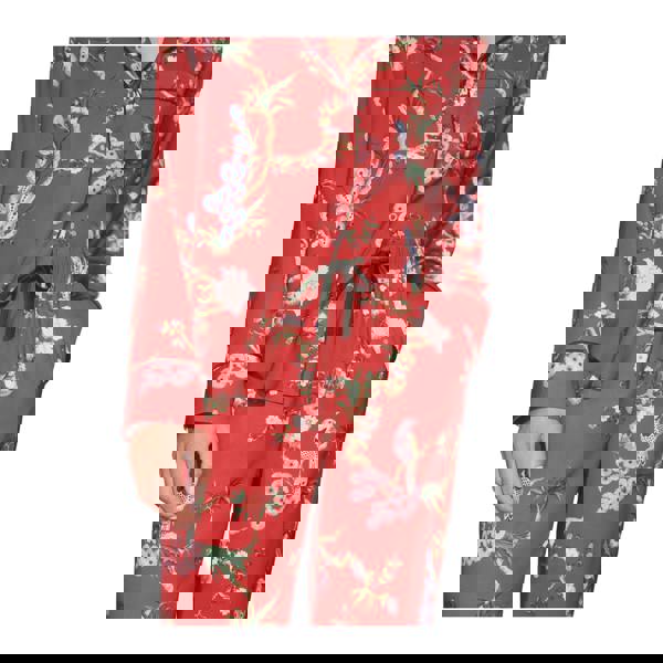 Cath Kidston Womens/Ladies Bird Button Through Pyjama Set - Red - 