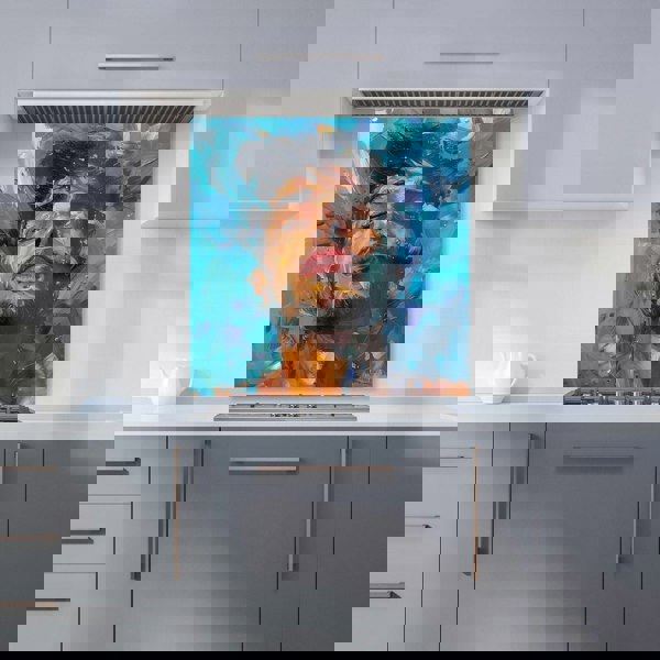 Warren Reed - Designer Vivid Serenity Kitchen Splashback