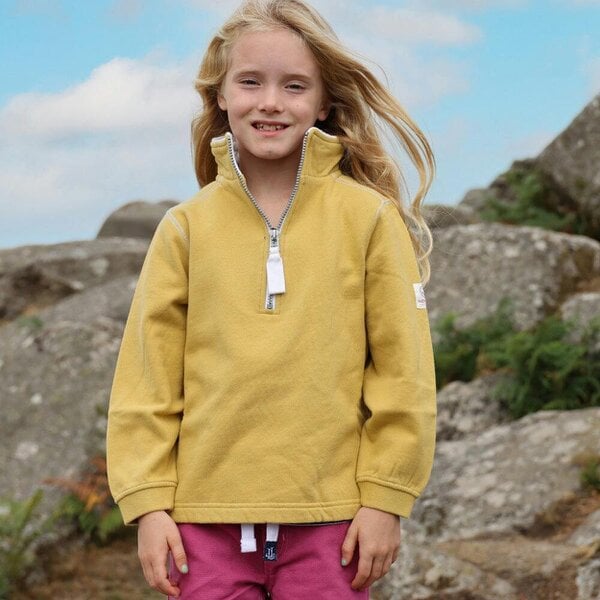 Lazy Jacks LJ3C - Girl's 1/4 Zip Sweatshirt - Heather
