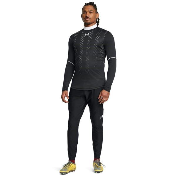 Under Armour Mens Regular Long-Sleeved T-Shirt - Black - 