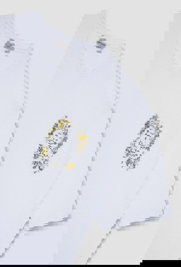 Paul & Shark Men's X-Soft Jersey T-Shirt with Capri Embroidery - White