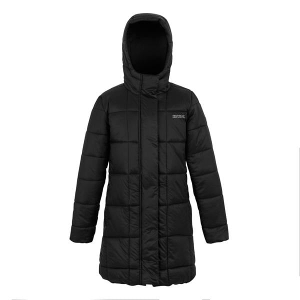 Regatta Childrens/Kids Embrie Quilted Padded Jacket - Black - 