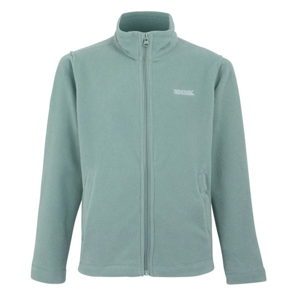 Regatta Great Outdoors Childrens/Kids King II Lightweight Full Zip Fleece Jacket - Glacier