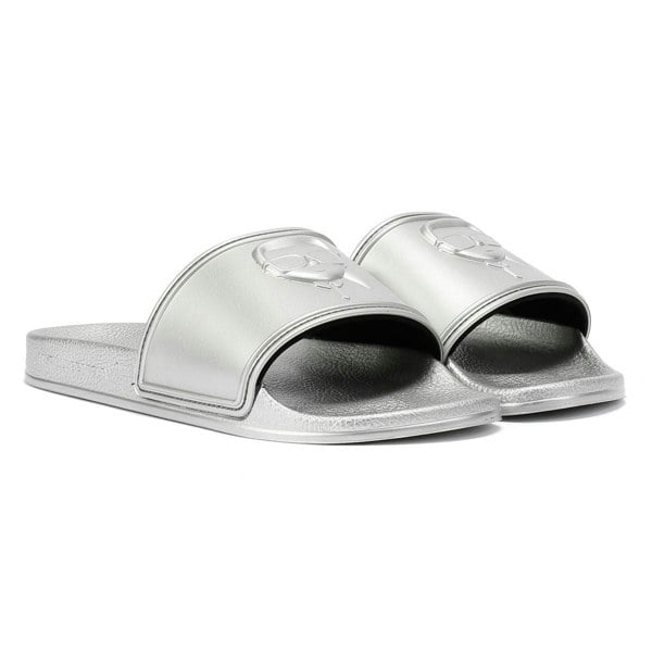 Karl Lagerfeld Kondo 2.0 Karl NFT Women's Slides - Silver