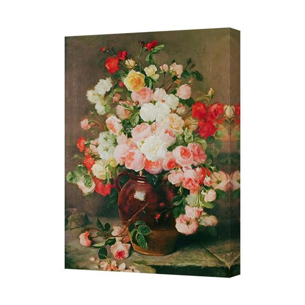 Benjamin Tate Design Canvas 9963 Floral Bouquet Vase Painting On Canvas Artwork