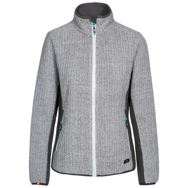 Trespass Womens/Ladies Liggins Fleece Jacket - Grey Marl