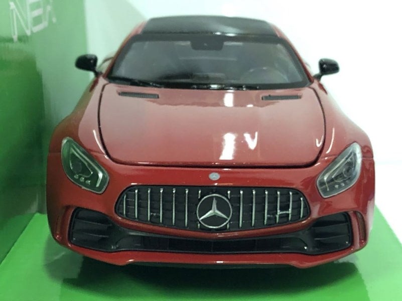 2017 mercedes amg gtr red 1:24 27 scale welly 24081r