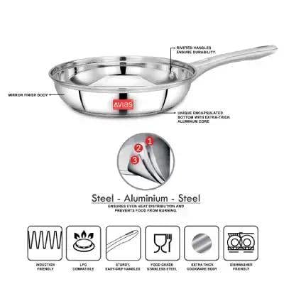 AVIAS INOX IB FRYPAN 20CM